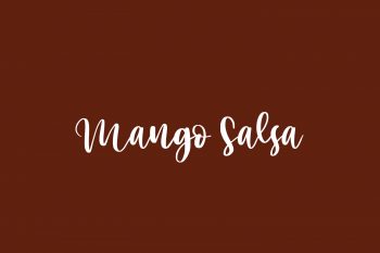 Mango Salsa Free Font