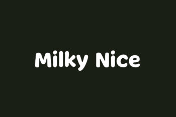 Milky Nice Free Font