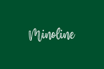 Minoline Free Font