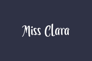 Miss Clara Free Font