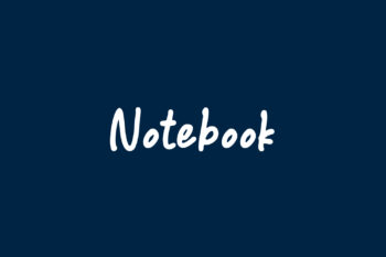 Notebook Free Font