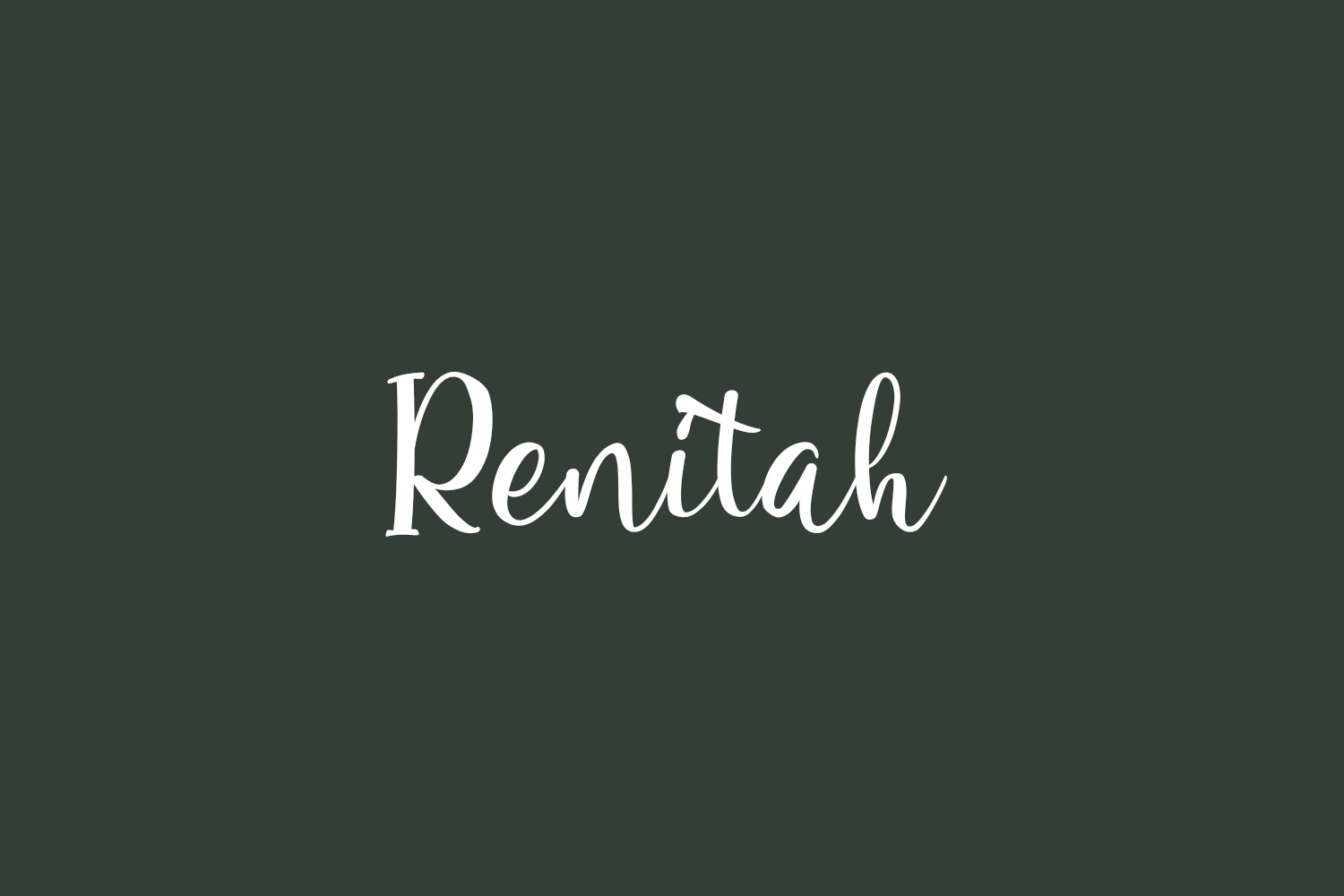 Renitah Free Font