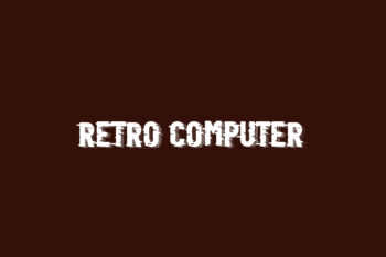 Retro Computer Free Font