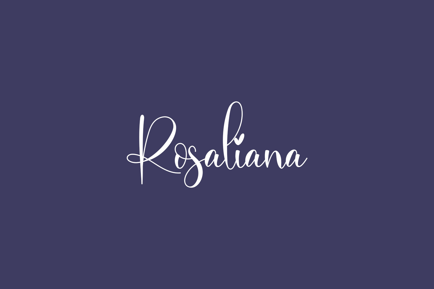 Rosaliana Free Font