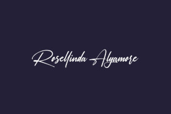 Rosellinda Alyamore Free Font