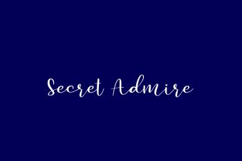 Secret Admire Free Font