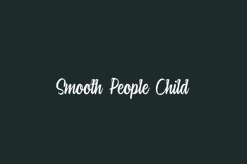 Smooth People Child Free Font