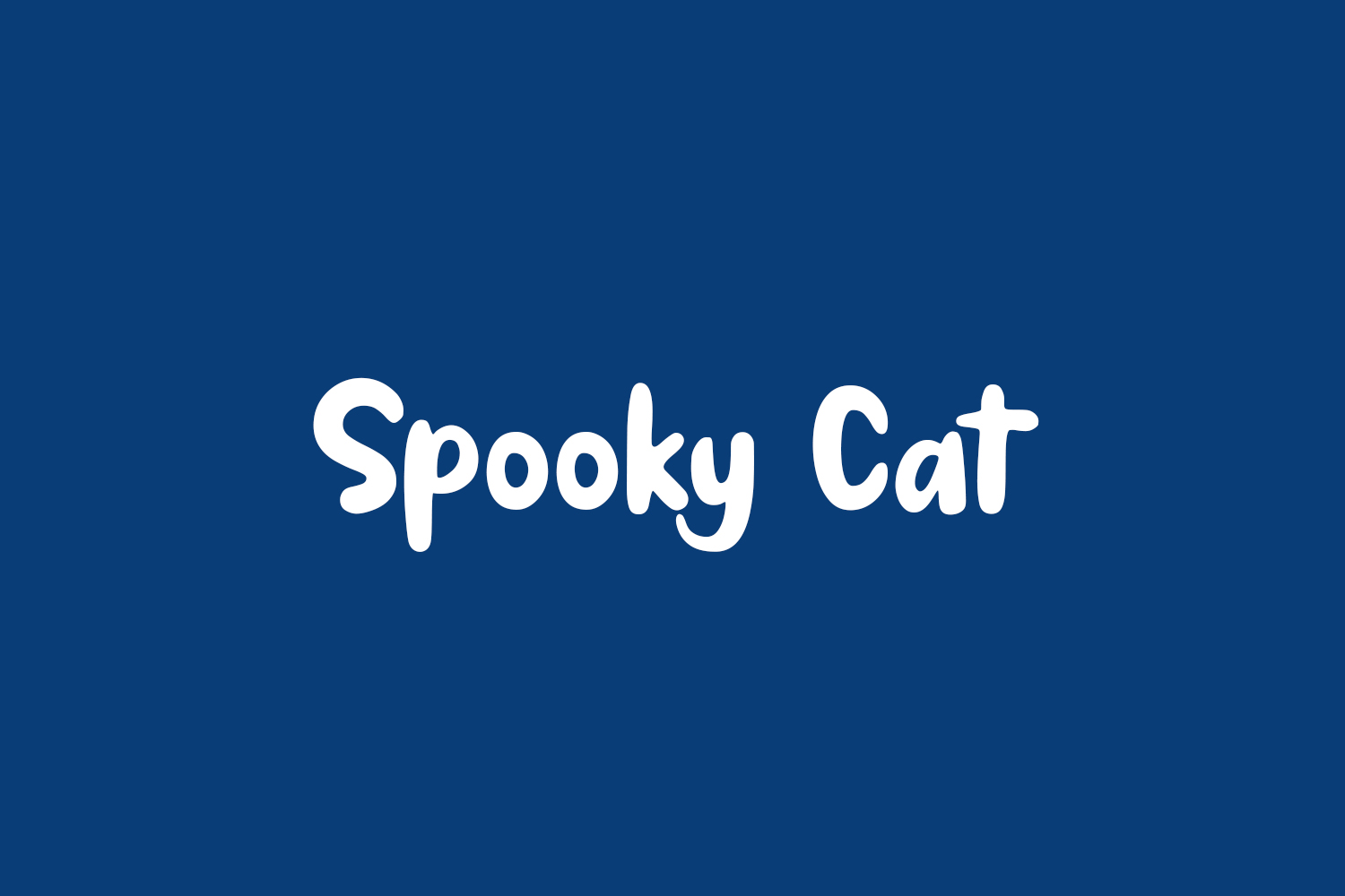 Spooky Cat Free Font