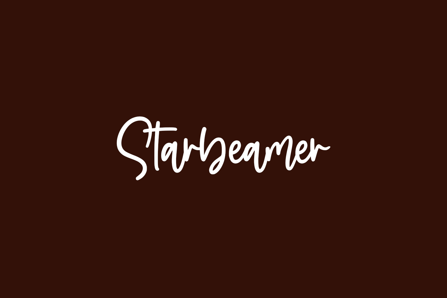 Starbeamer Free Font