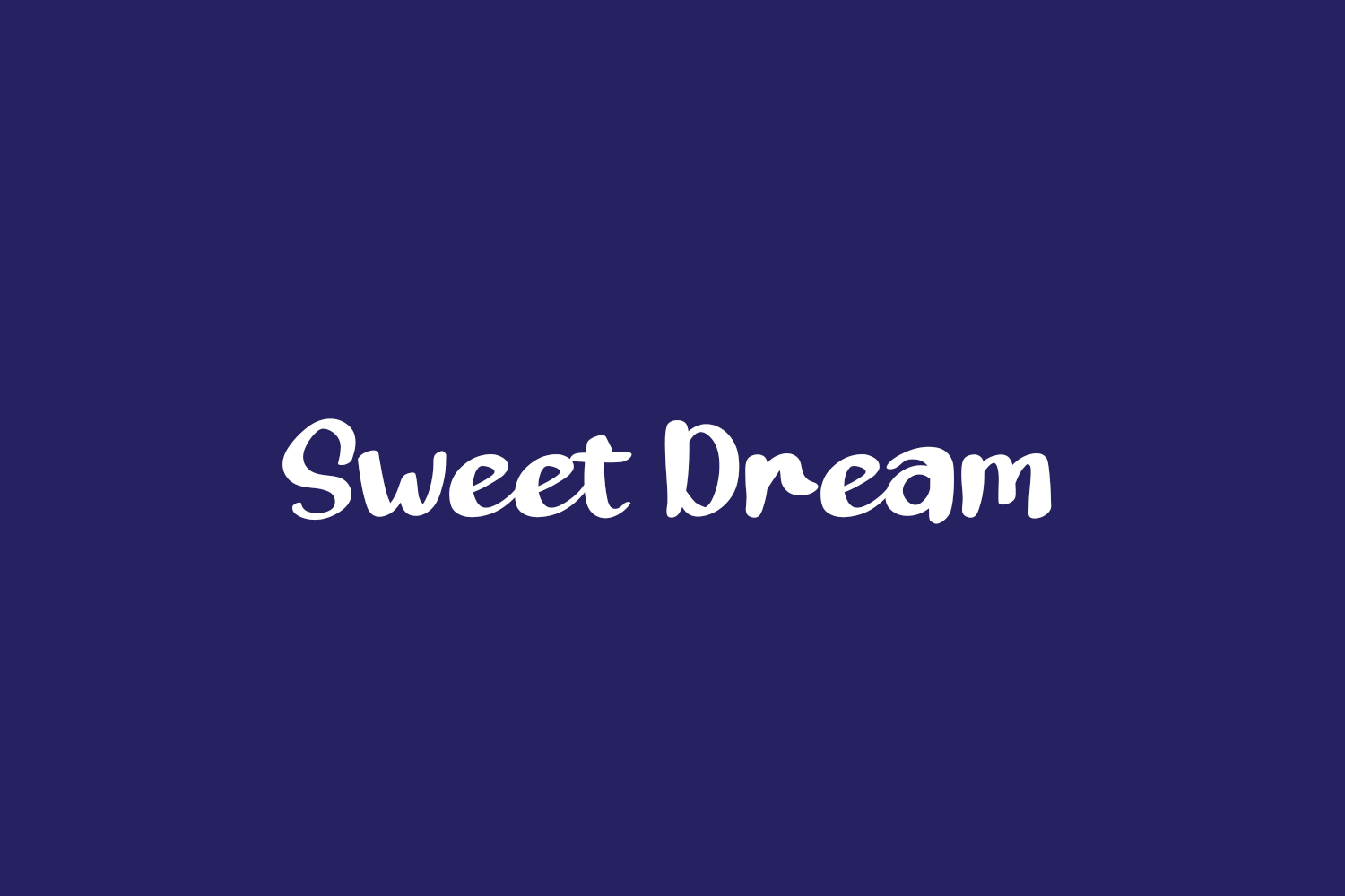Sweet Dream Free Font