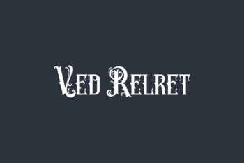 Ved Relret Free Font