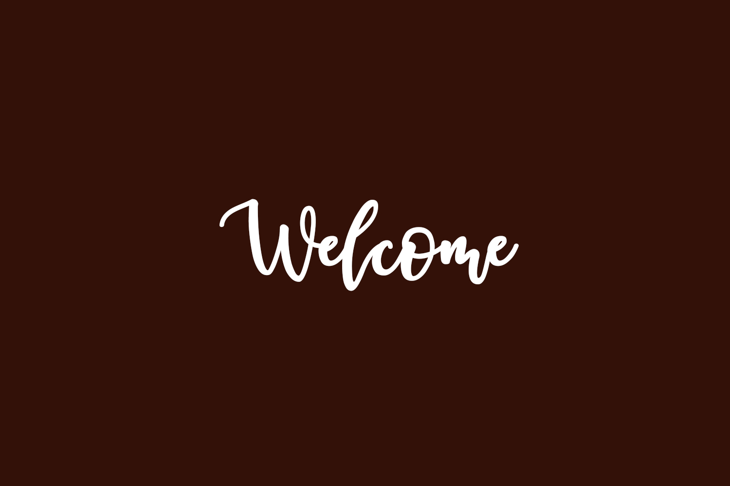 Welcome Free Font