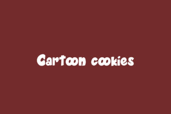 Cartoon cookies Free Font