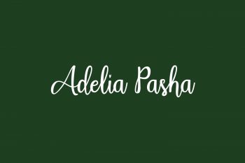 Adelia Pasha Free Font