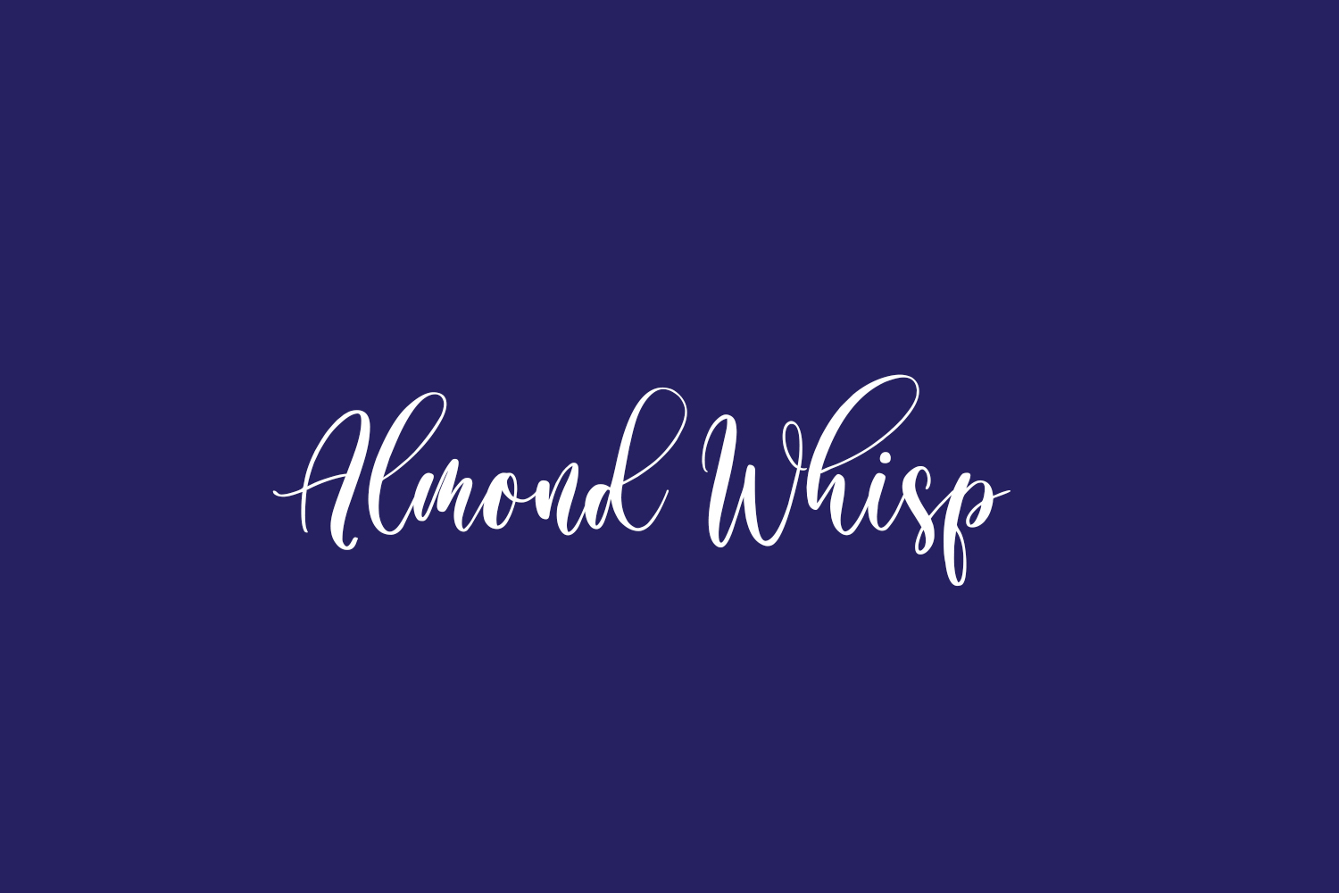 Almond Whisp Free Font