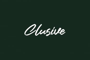 Clusive Free Font