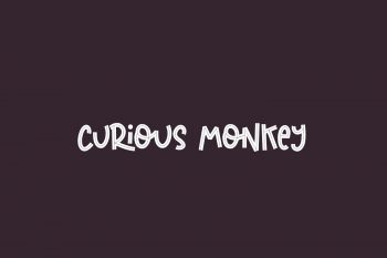 Curious Monkey Free Font
