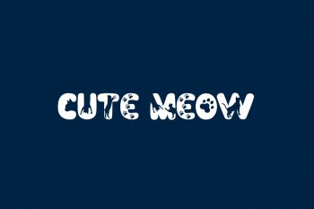 Cute Meow Free Font