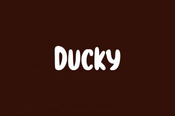 Ducky Free Font