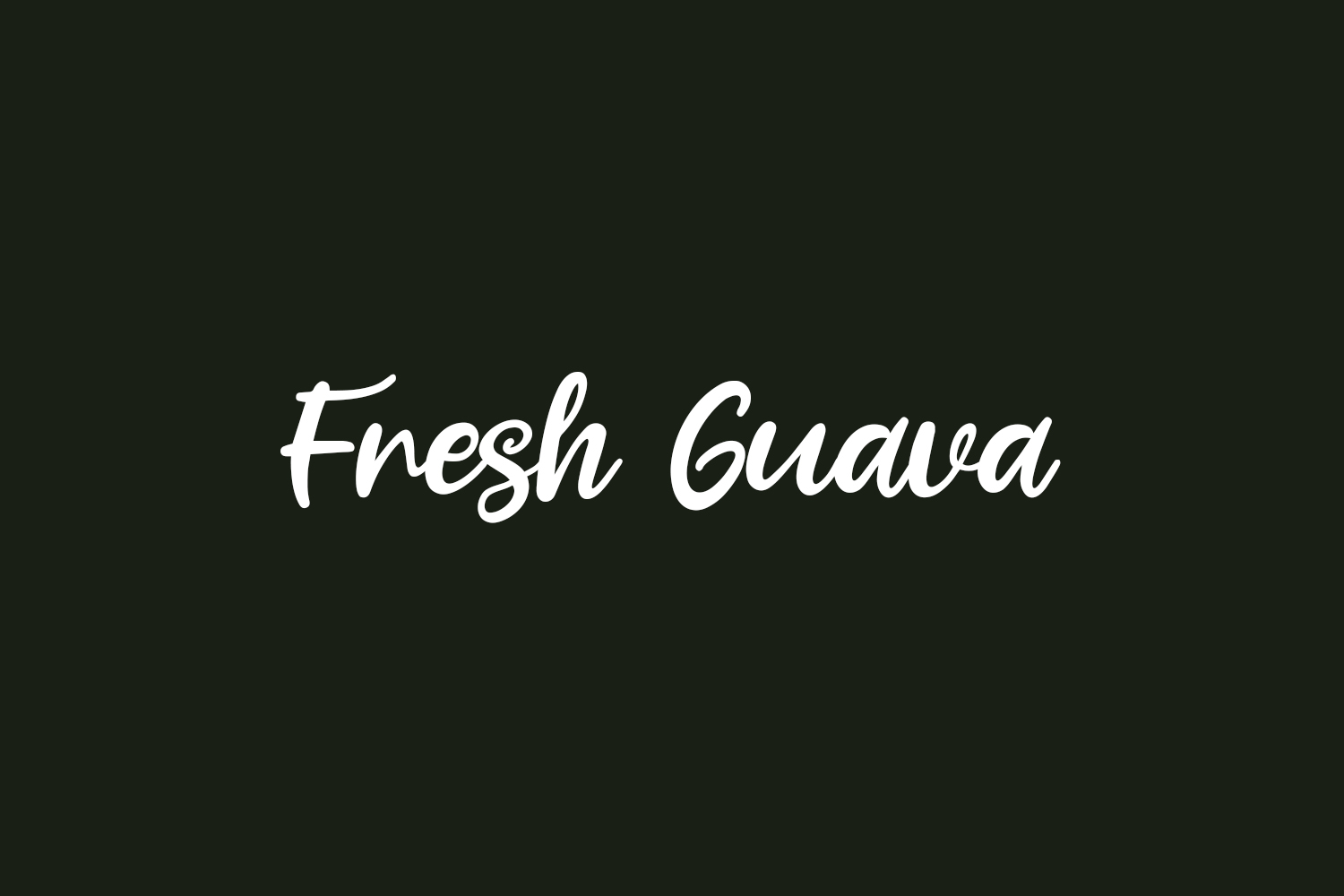 Fresh Guava Free Font