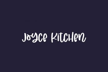 Joyce Kitchen Free Font