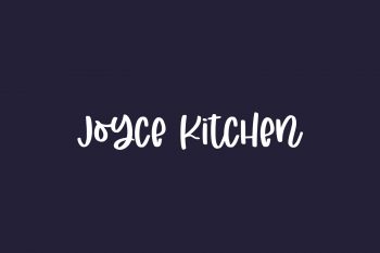 Joyce Kitchen Free Font