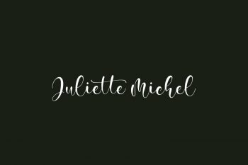 Juliette Michel Free Font