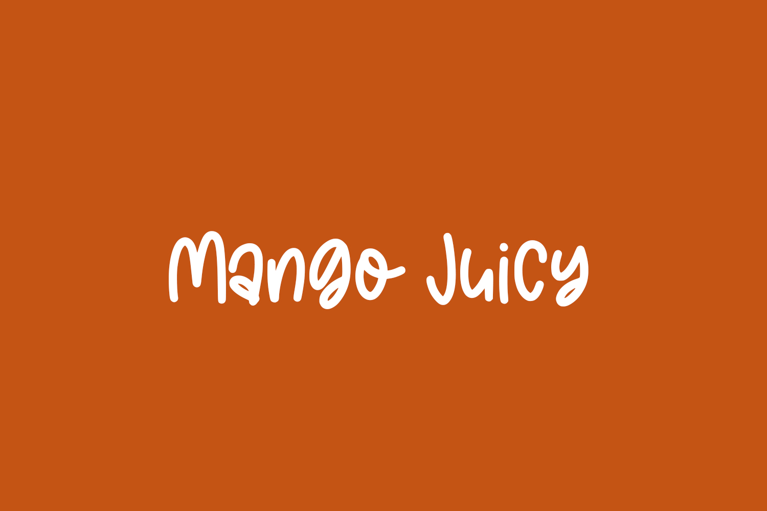 Mango Juicy Free Font