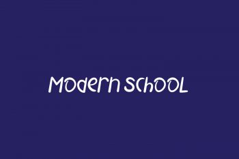 Modern School Free Font