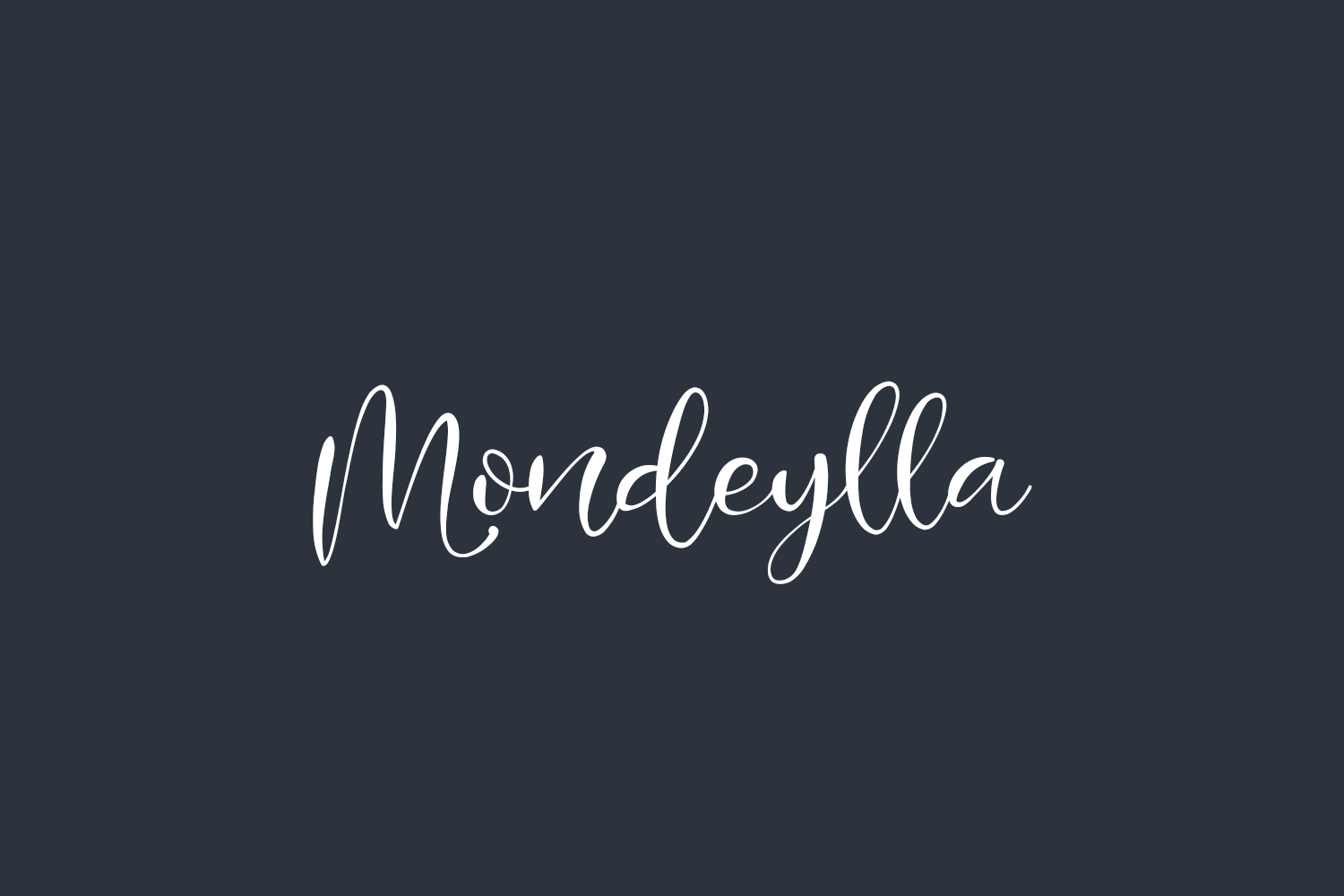 Mondeylla Free Font