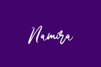 Namira Free Font