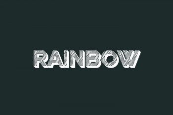 Rainbow Free Font