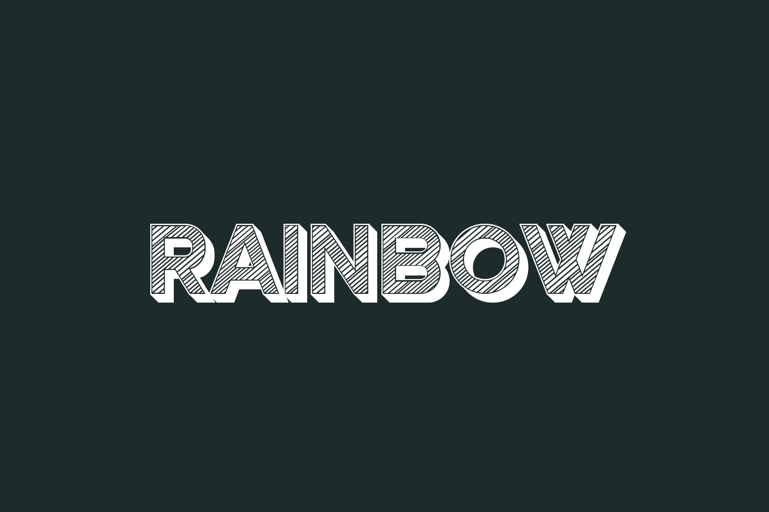 Rainbow Free Font