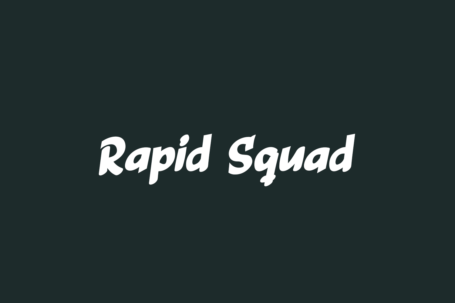 Rapid Squad Free Font