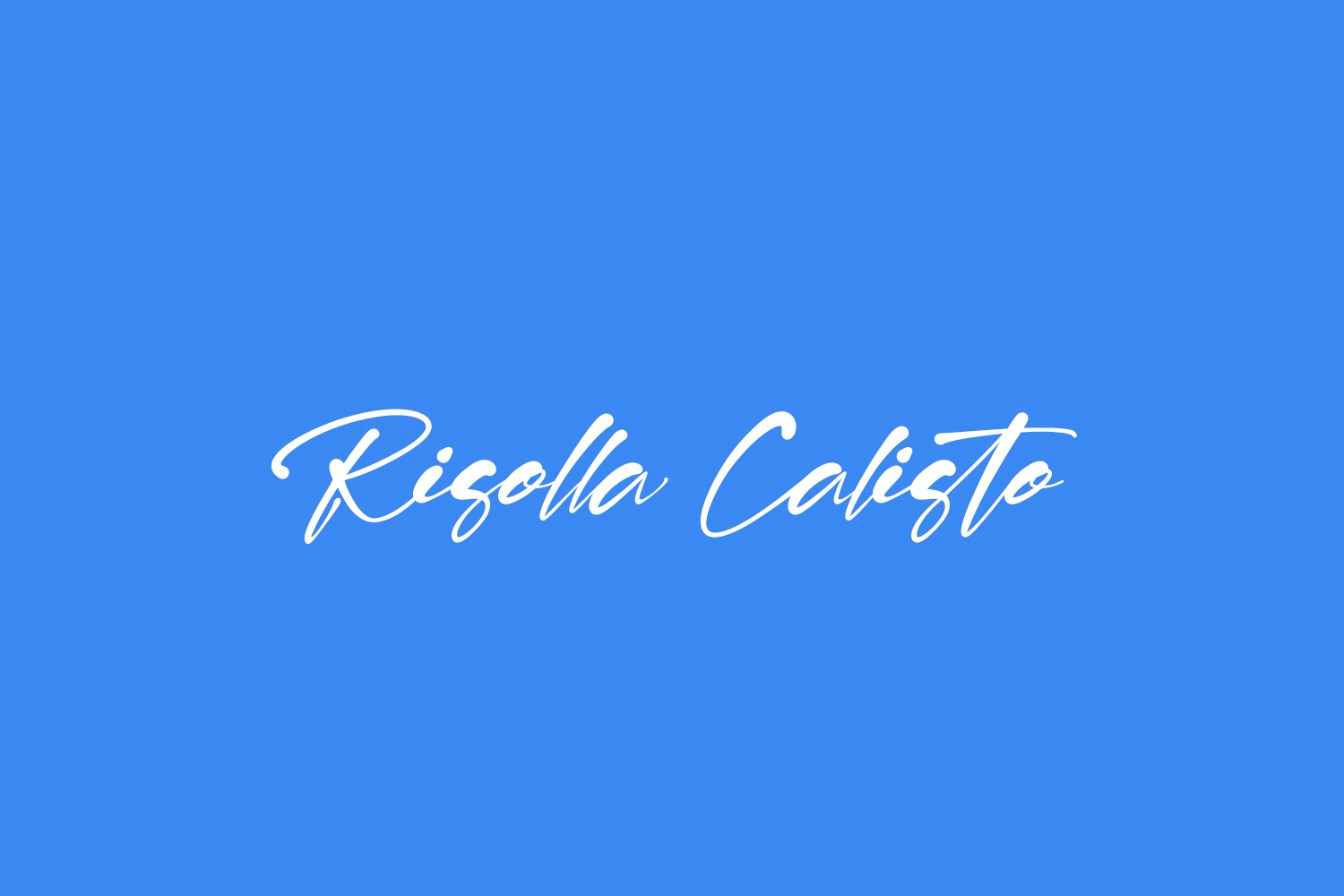 Risolla Calisto Free Font