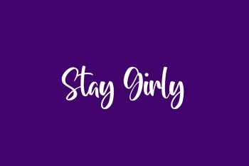 Stay Girly Free Font