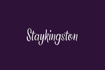 Staykingston Free Font