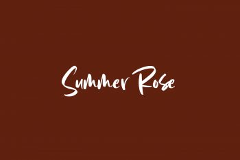 Summer Rose Free Font