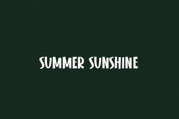 Summer Sunshine Free Font