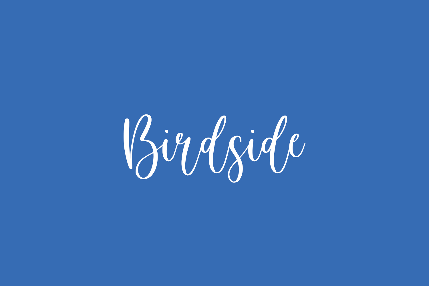 Birdside Free Font
