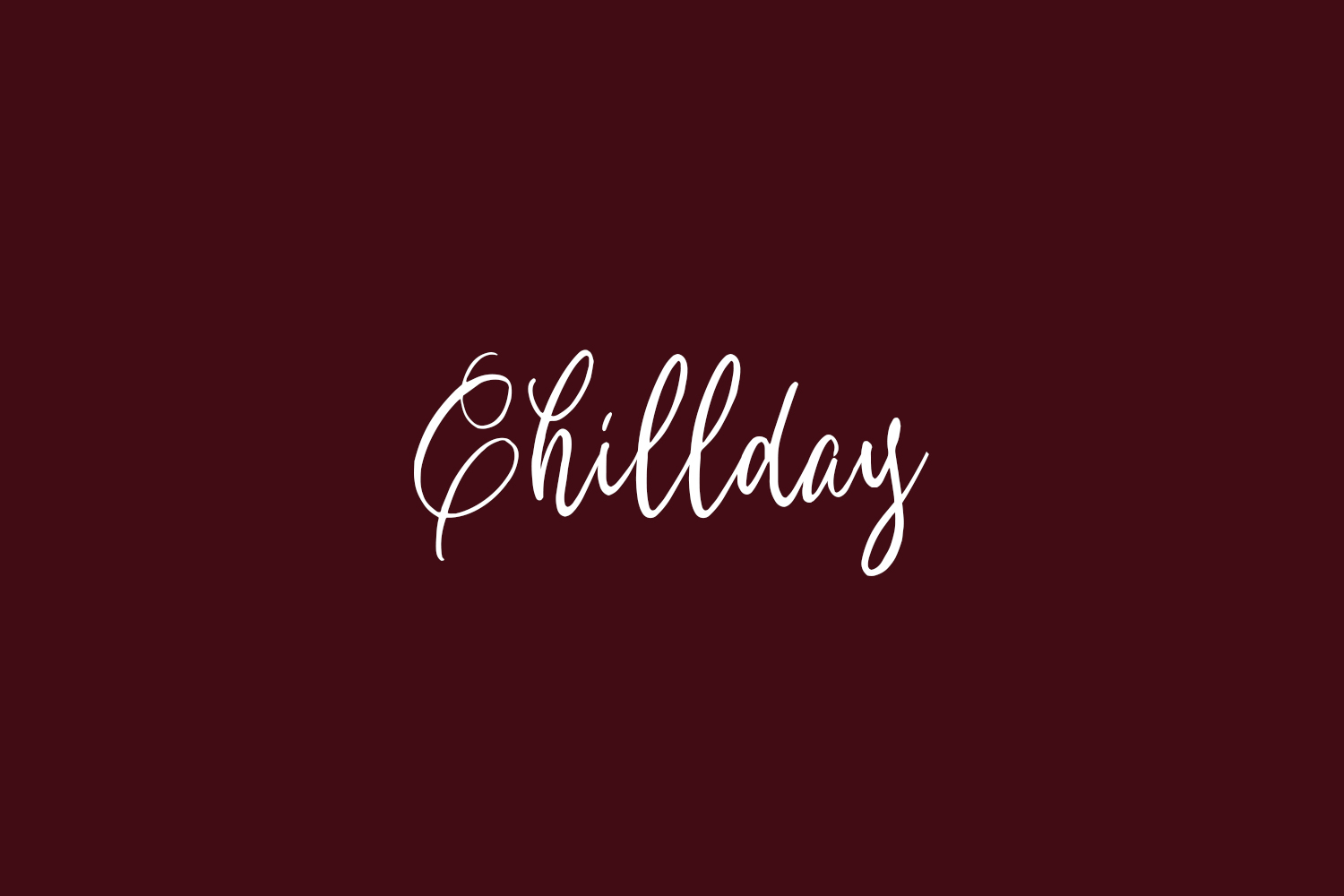 Chillday Free Font