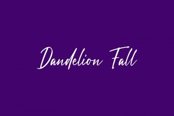 Dandelion Fall Free Font