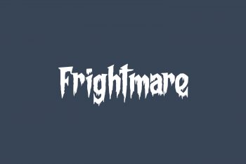 Frightmare Free Font