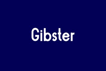 Gibster Free Font