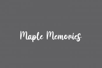Maple Memories Free Font