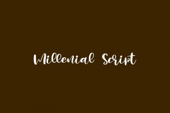 Millenial Script Free Font