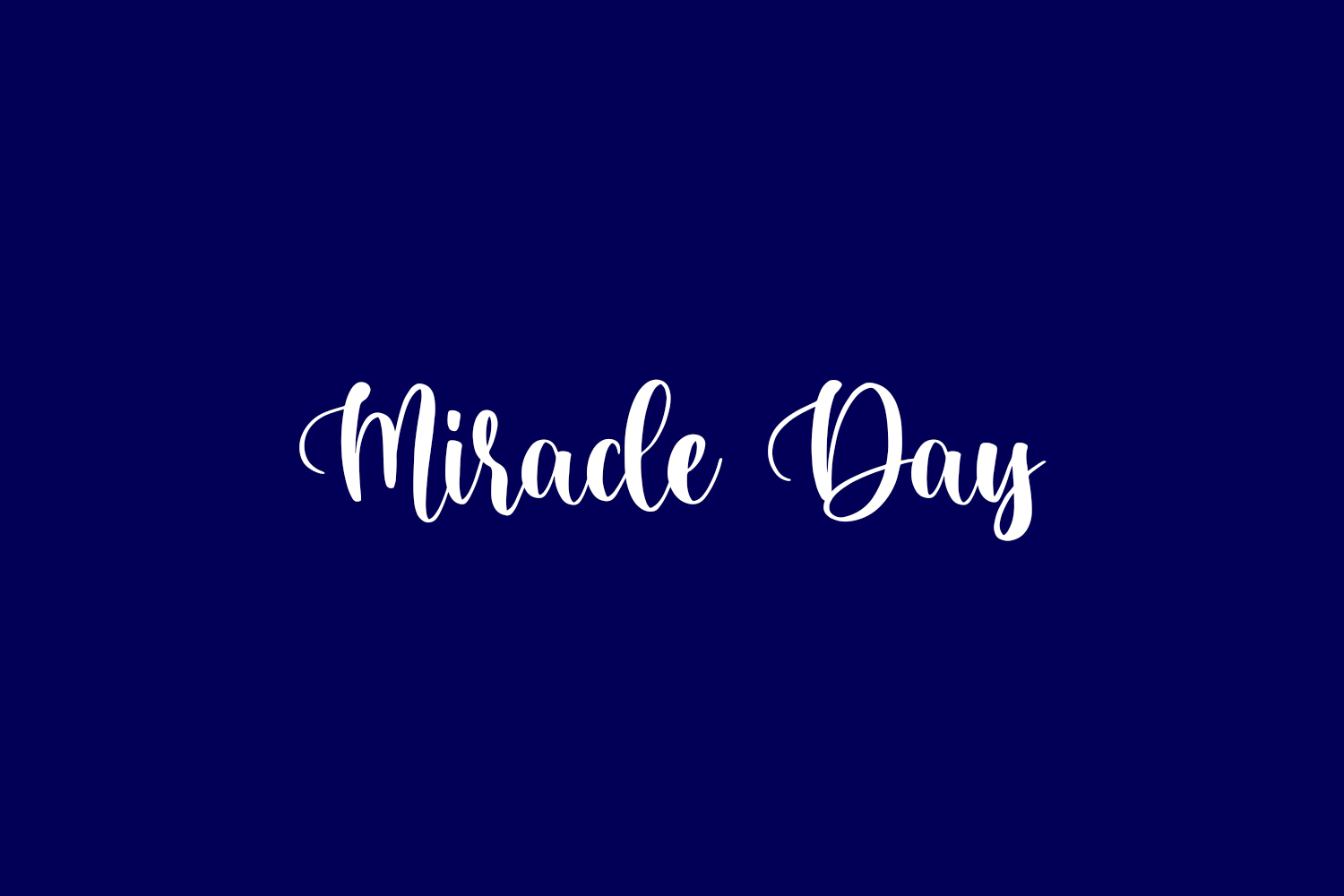 Miracle Day Free Font