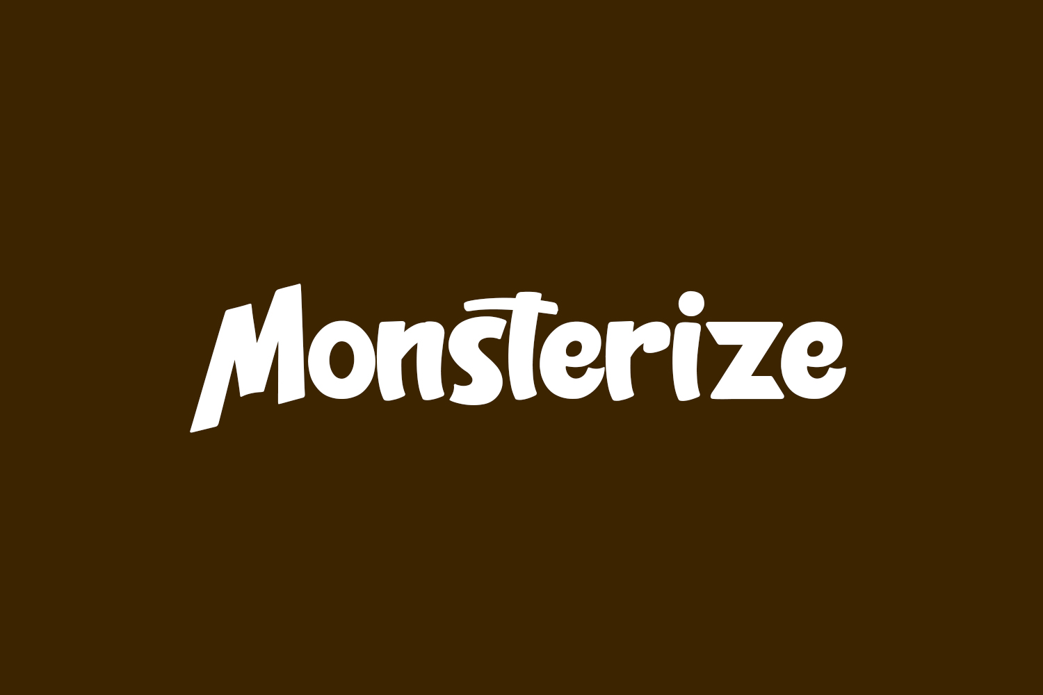 Monsterize Free Font