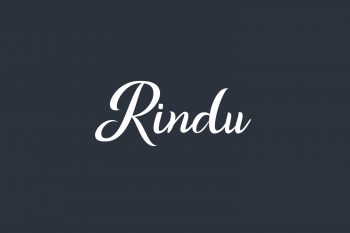 Rindu Free Font