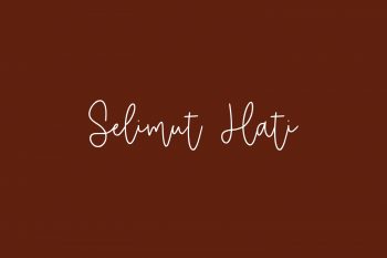 Selimut Hati Free Font